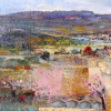 Spring In Italy by Mario Malfer, original painting, detail
