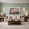 Spring In Italy by Mario Malfer, original painting, in room