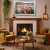 Spring In Italy by Mario Malfer, original painting, in room