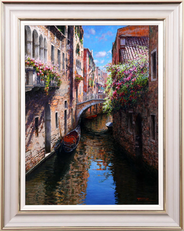 Venetian Reflections by Raffaele Fiore, original painting