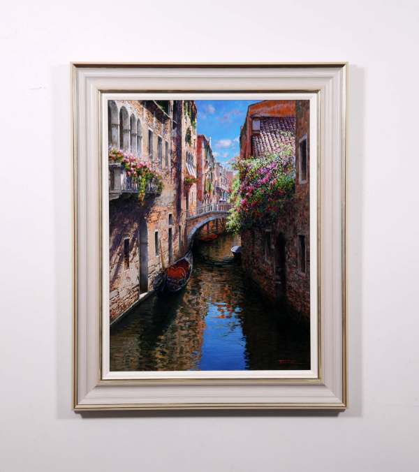 Venetian Reflections by Raffaele Fiore, original painting