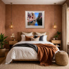 Sunlit Canal by Raffaele Fiore, original painting, in room