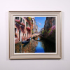 Sunlit Canal by Raffaele Fiore, original painting