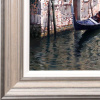 Winter in Venice by Raffaele Fiore, original painting, detail