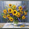 Summer Arrangement by Gerhard Nesvadba, original painting