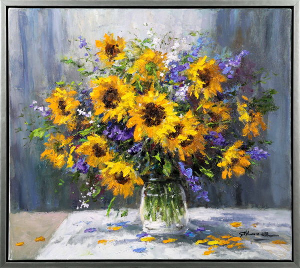Summer Arrangement by Gerhard Nesvadba, original painting