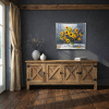 Summer Arrangement by Gerhard Nesvadba, original painting, in room
