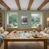 Radiant Petals by Gerhard Nesvadba, original painting, in room
