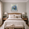 Floral Crescendo by Gerhard Nesvadba, original painting, in room