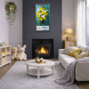 Contemporary Display by Gerhard Nesvadba, original painting, in room