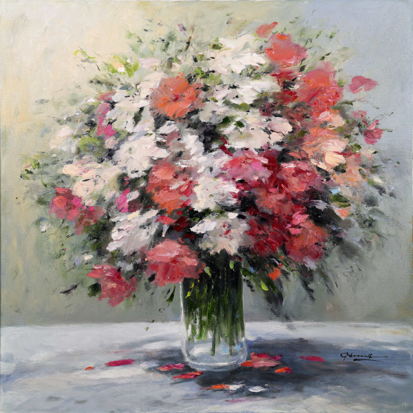 Blush & Bloom by Gerhard Nesvadba, original painting