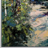 Woodland Radiance by Frank Getty, original painting, detail
