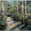 Woodland Radiance by Frank Getty, original painting