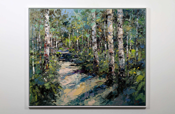 Woodland Radiance by Frank Getty, original painting
