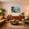 Ocean Breeze by Frank Getty, original painting, in room