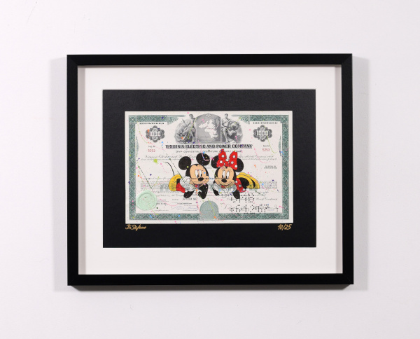 Mickey and Minnie Mouse by Di Stefano, limited edition print