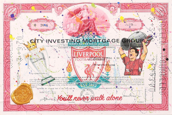Liverpool FC by Di Stefano, limited edition print