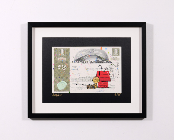 Snoopy and Charlie Brown by Di Stefano, limited edition print