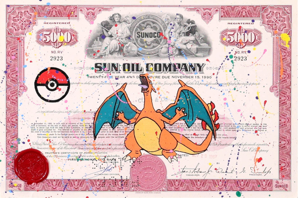 Charizard Pokémon by Di Stefano, limited edition print