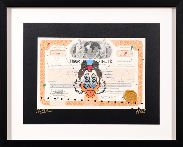 Scrooge McDuck by Di Stefano, limited edition print