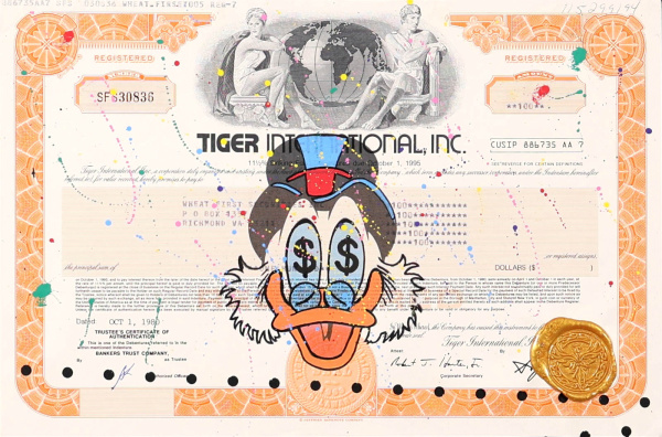 Scrooge McDuck by Di Stefano, limited edition print