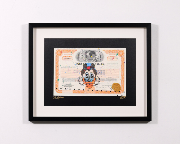 Scrooge McDuck by Di Stefano, limited edition print