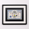 Snoopy and Woodstock With Hearts by Di Stefano, limited edition print