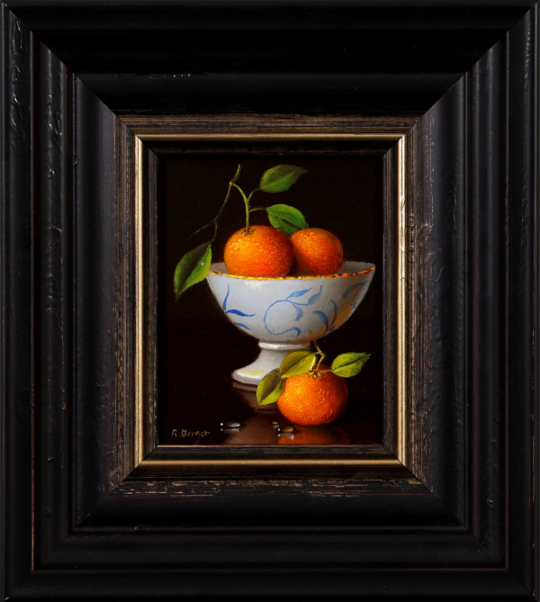 Clementines In Bowl by Ronald Berger, original painting
