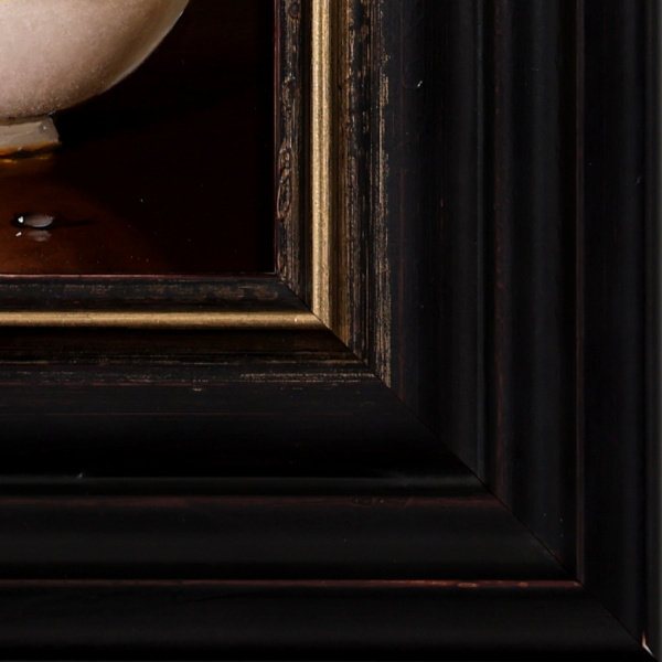 Strawberries & Grapes by Ronald Berger, original painting, detail