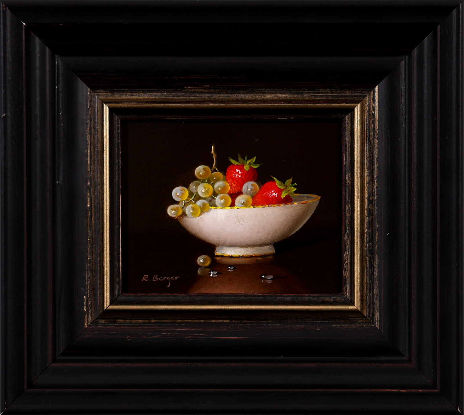 48512_RonaldBerger_StrawberriesAndGrapes_30cm_fs Strawberries & Grapes by Ronald Berger, original painting