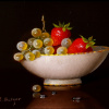 Strawberries & Grapes by Ronald Berger, original painting
