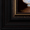 Apricots & Bowl by Ronald Berger, original painting, detail