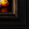 Peaches & Bowl by Ronald Berger, original painting, detail