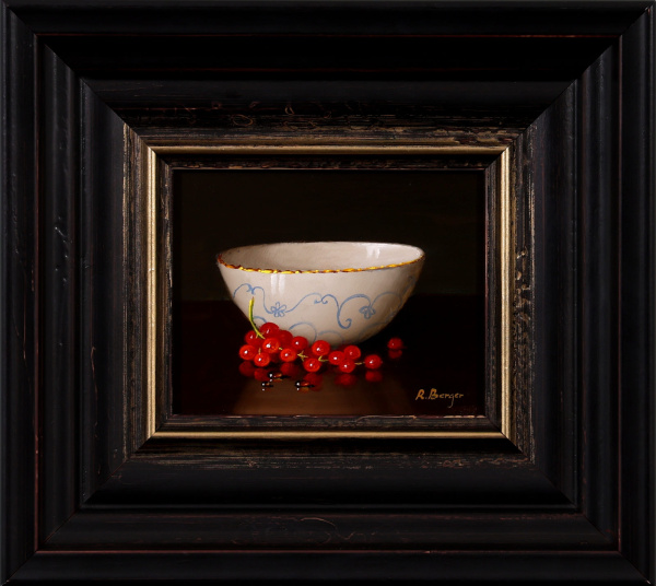 Redcurrants & Bowl by Ronald Berger, original painting