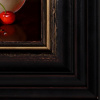 Cherries & Bowl by Ronald Berger, original painting, detail
