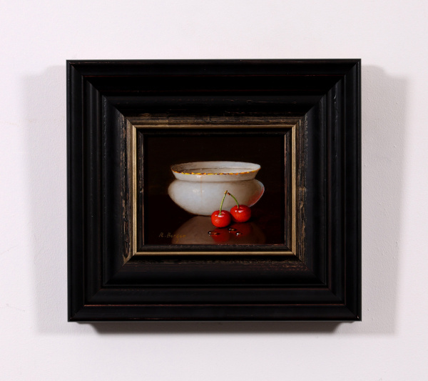 Cherries & Bowl by Ronald Berger, original painting