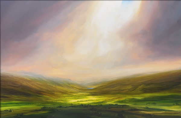 Silent Radiance by Harry Brioche, original painting