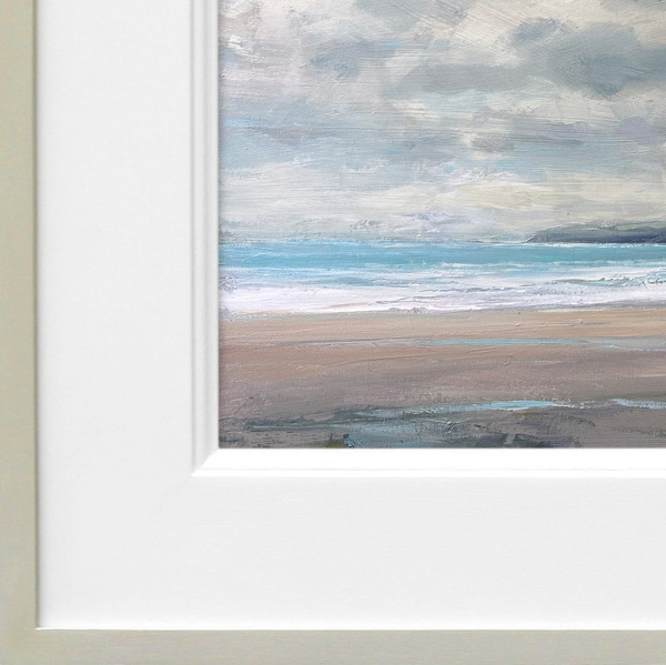 Serenity by Harry Brioche, original painting, detail