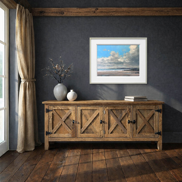 Serenity by Harry Brioche, original painting, in room