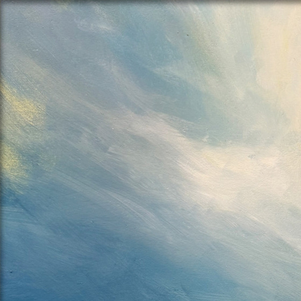 Spring Chorus by Harry Brioche, original painting, detail