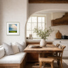 Spring Chorus by Harry Brioche, original painting, in room