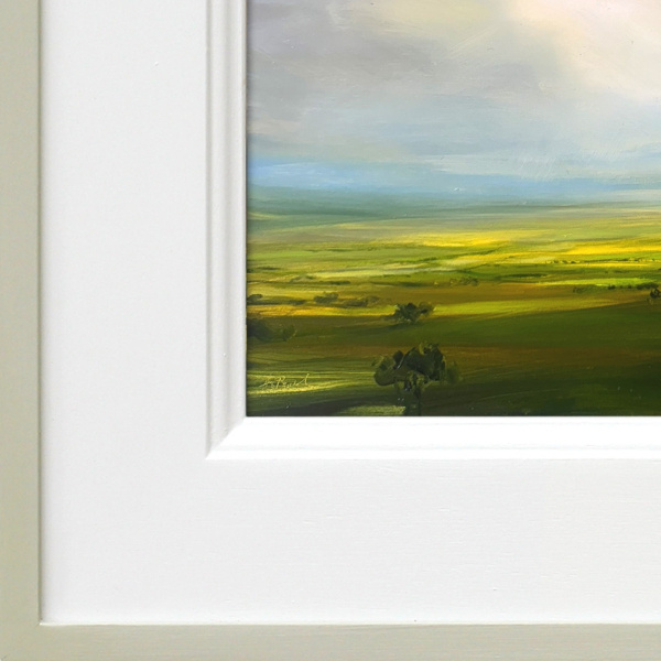 Between Showers by Harry Brioche, original painting, detail