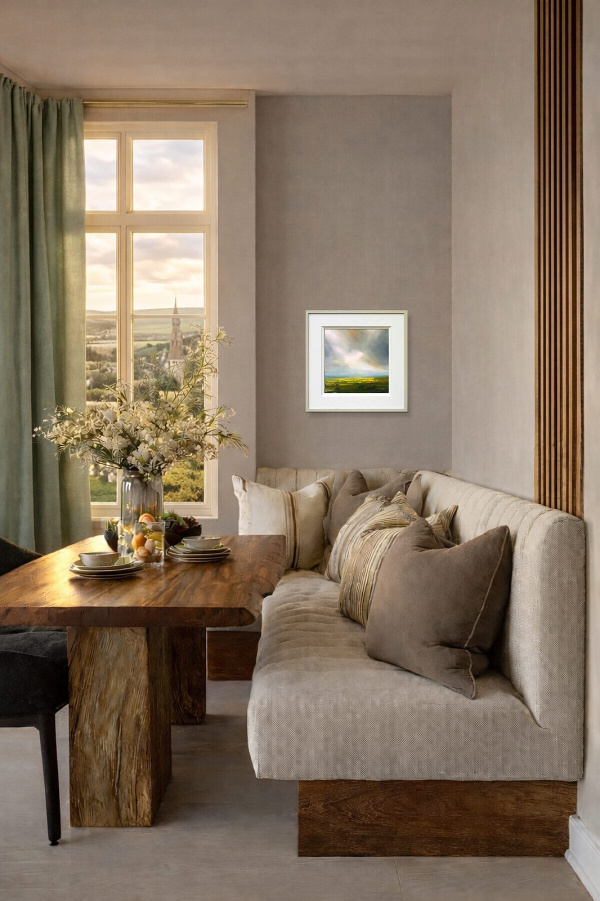 Between Showers by Harry Brioche, original painting, in room