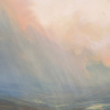 A Break In The Clouds by Harry Brioche, original painting, detail