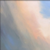 A Break In The Clouds by Harry Brioche, original painting, detail