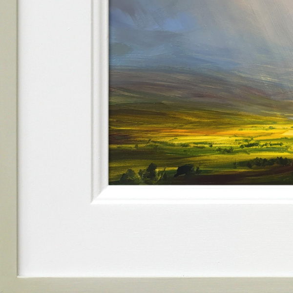 A Break In The Clouds by Harry Brioche, original painting, detail