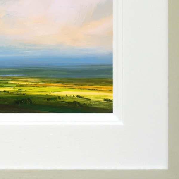Evening Showers by Harry Brioche, original painting, detail