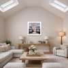 Red Sky At Night (Original) by Gary Walton, original painting, in room