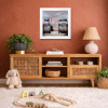 Red Sky At Night (Original) by Gary Walton, original painting, in room