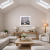 Crab Net (Original) by Gary Walton, original painting, in room